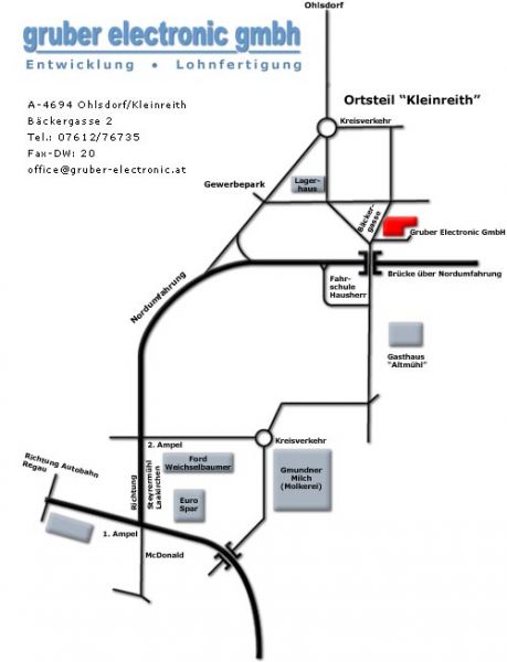 Anfahrts- & Lageplan